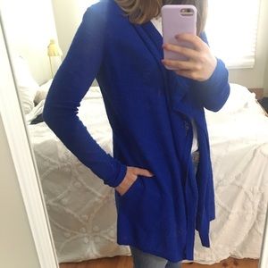 Royal Blue Lilly Pulitzer Cardigan w/ Pockets